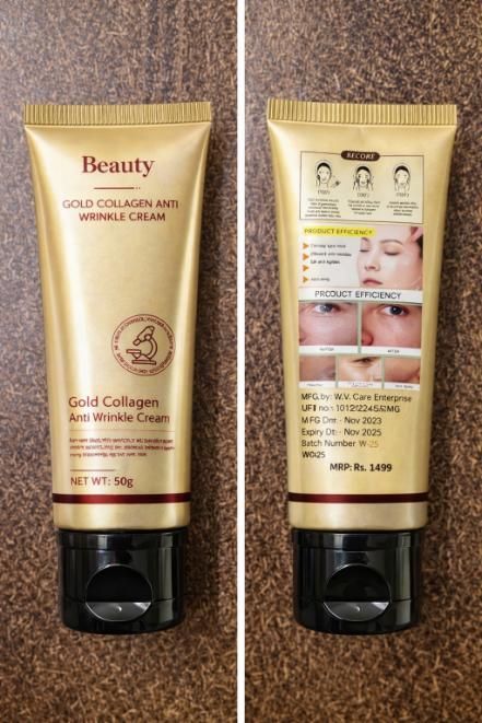 Gold Collagen Anti Wrinkle Cream 50gm (Pack of 2)